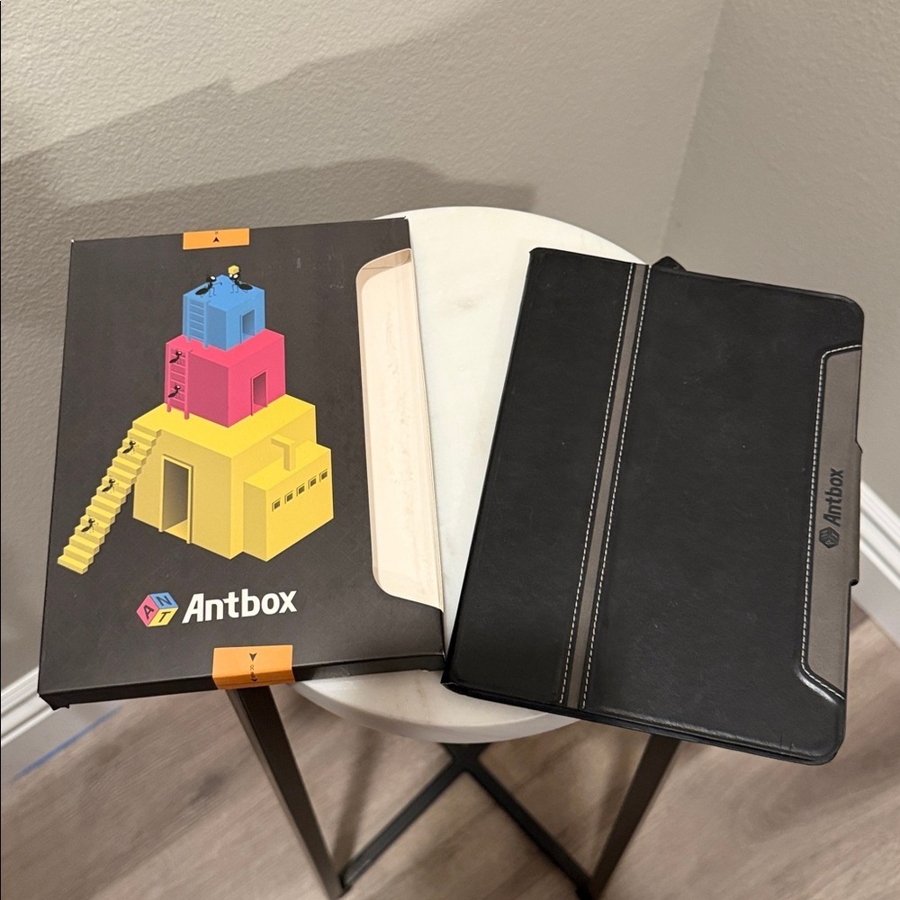 Black Tablet Cover with pen holder